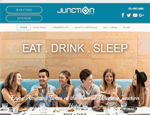 Tablet Screenshot of junctionhotel.com.au